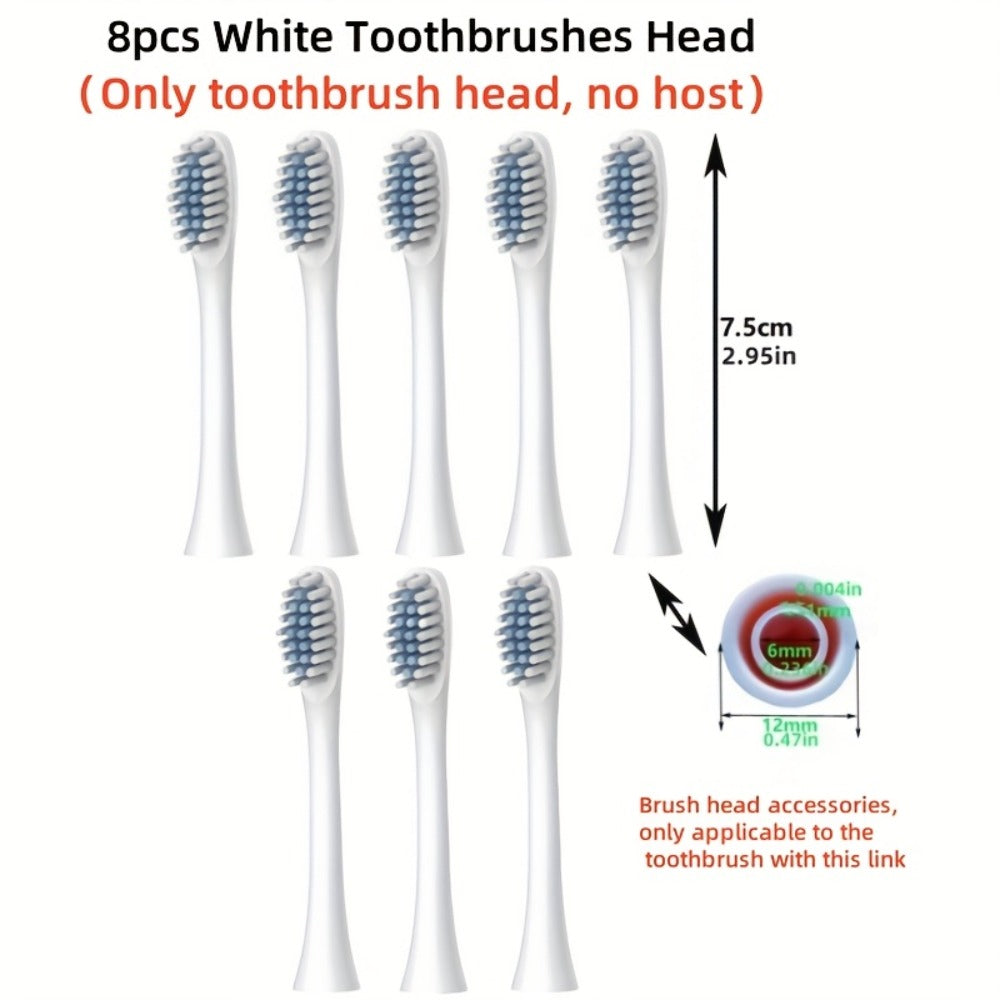 Rechargeable Electric Toothbrush with 6 Cleaning Modes & Smart Timer ¨C USB Sonic Toothbrush for Adults, Replacement Heads Included, 3 Colors, Whitens Teeth & Protects Gums, Great Family Gift