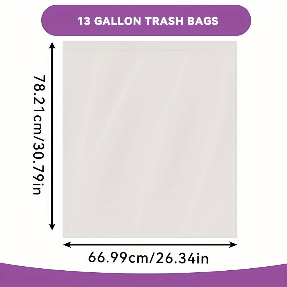 13 Gallon Trash Bags Heavy Duty ¨C Expandable Drawstring & Clear Garbage Bags, Leak-Resistant Odor-Control Liners for Kitchen, Bedroom, Office, Outdoor Use (44/85/104/170/180/360 Count)