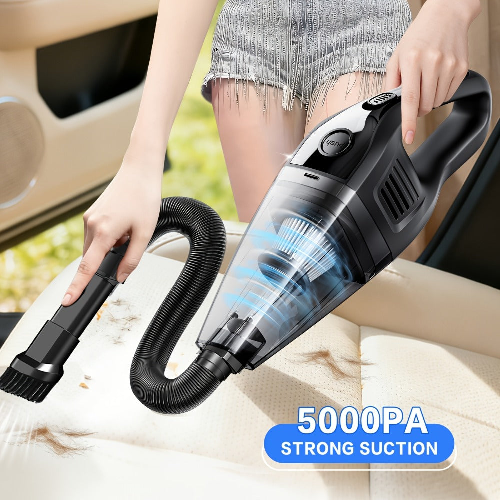 Cordless Handheld Vacuum Cleaner 5KPa 40dB Quiet Lightweight Rechargeable with Crevice Tool for Home Kitchen Car Office Pet Hair