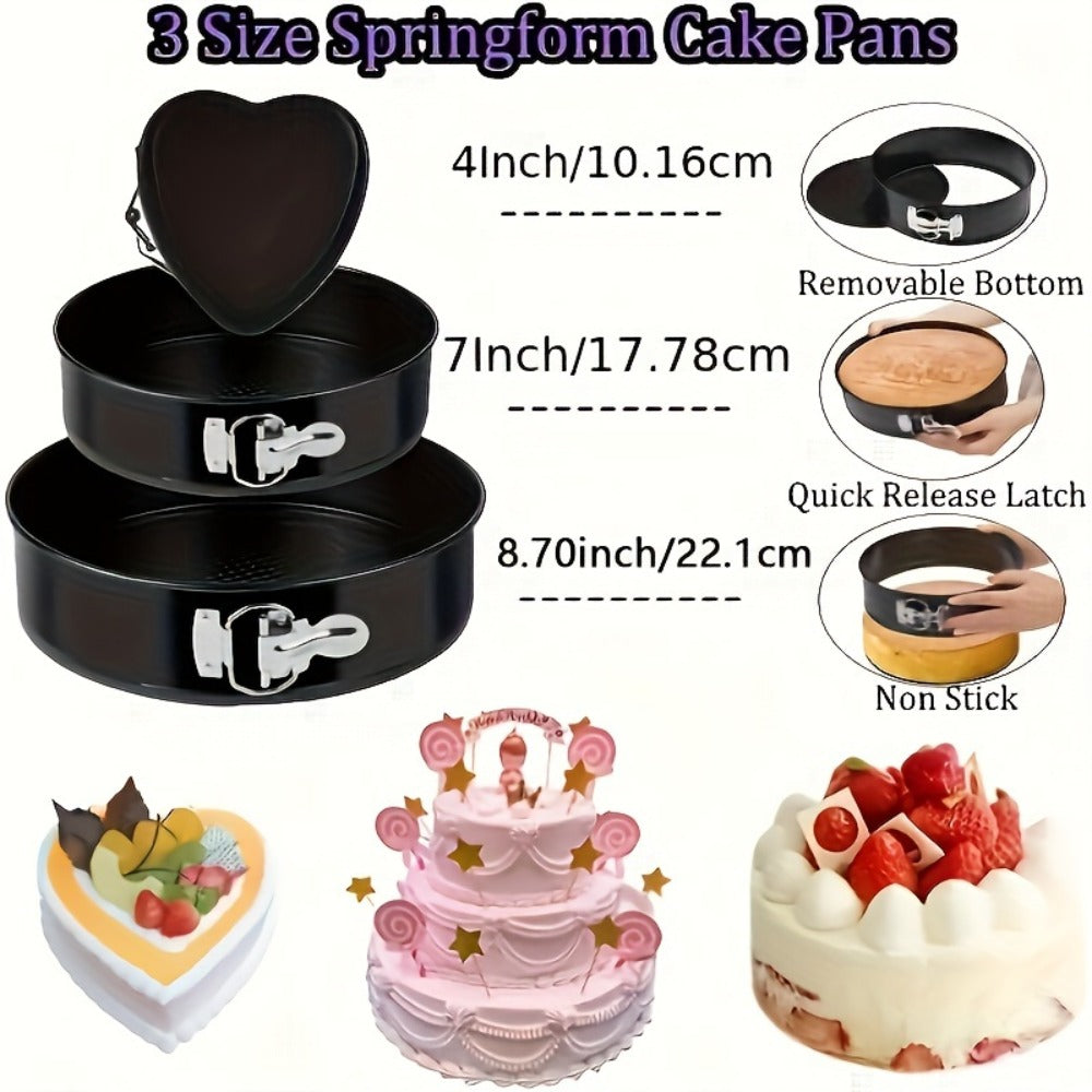 Cake Decorating Set 492pcs with Rotating Turntable Piping Bags Frosting Tips Professional Baking Supplies Kit for Beginners and Bakers