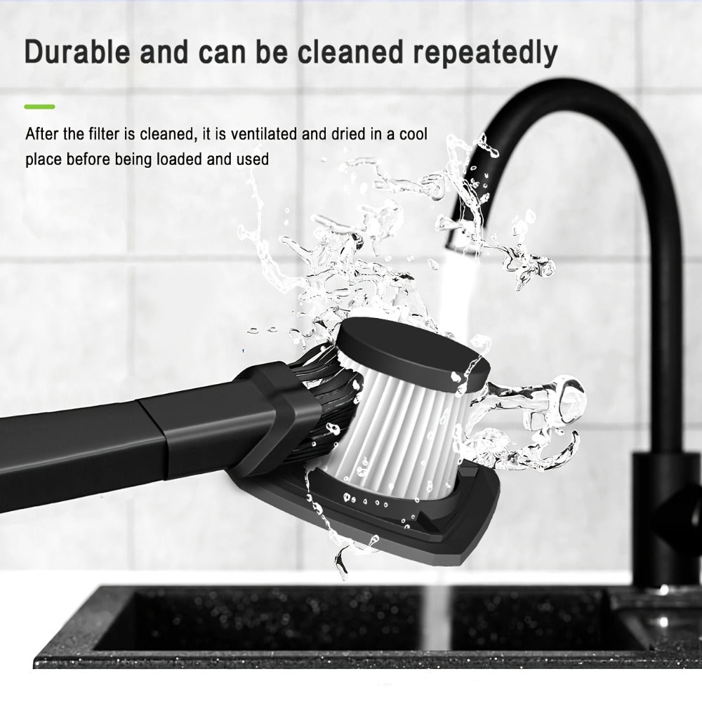 Handheld Cordless Vacuum Cleaner with Powerful Suction ¨C Portable USB Rechargeable Mini Vacuum with Multiple Accessories for Car, Home, Office & Tight Spaces