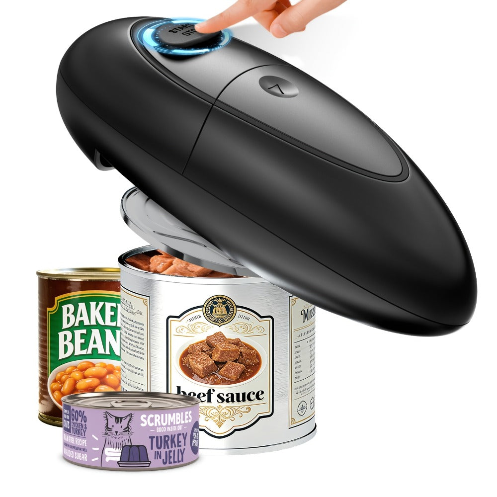 Electric Can Opener One-Touch Automatic ¨C Smooth Edge Battery Operated Handheld Opener for All Can Sizes, Best Kitchen Gadget for Seniors, Arthritis & Weak Hands, Great Gift Idea