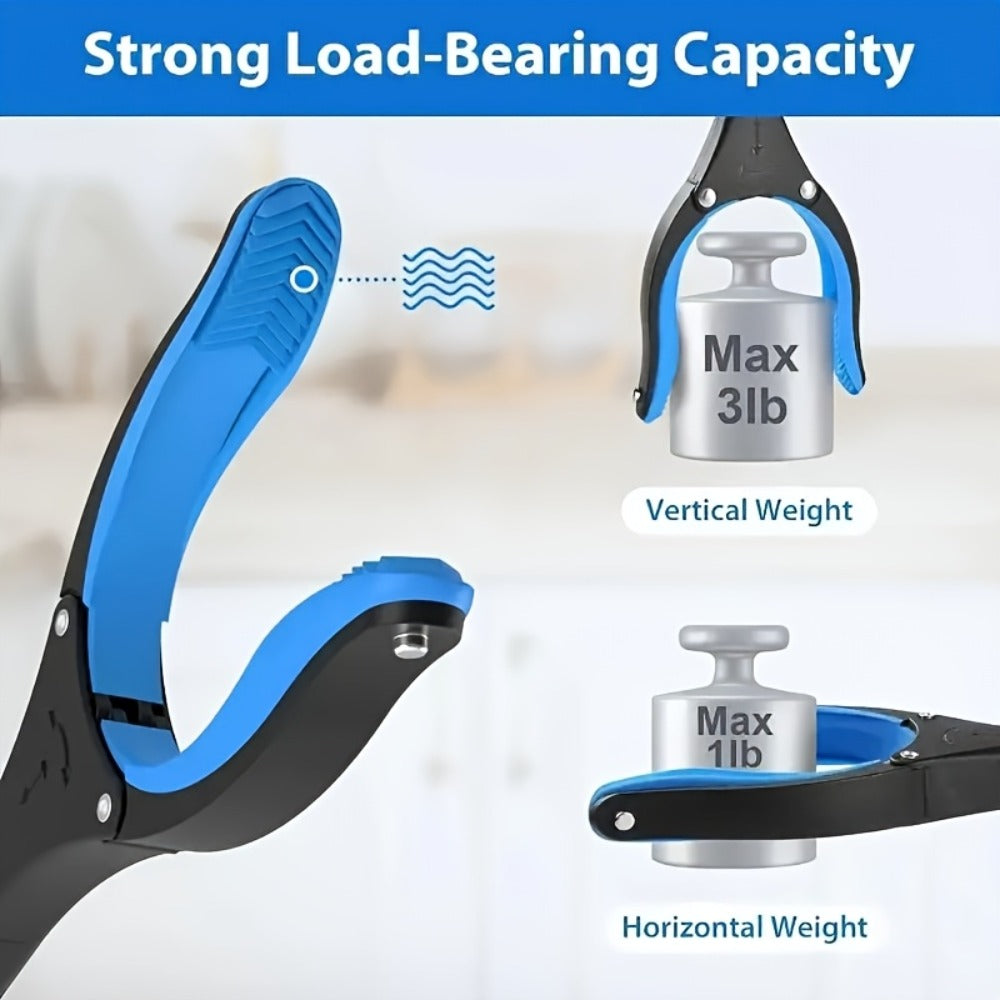 Reacher Grabber Tool Foldable with Magnetic Tip ¨C Long Reach Pickup Helper for Seniors, Lightweight Picker Upper for Home, Kitchen, Garden, High Shelves & Trash Pickup