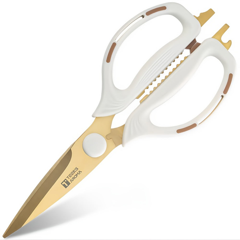 Heavy Duty Kitchen Scissors Multipurpose ¨C Sharp Rust-Proof Stainless Steel Shears for Meat Poultry Vegetables Herbs Fish, Professional Chef Scissors for Home Restaurant Office Outdoor