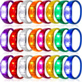 Sound Activated Light Up Bracelets Bulk 20/50 Pcs Glow Wristbands Voice Controlled Flashing LED Bracelet for Concerts Rave Party Events Festival Accessories
