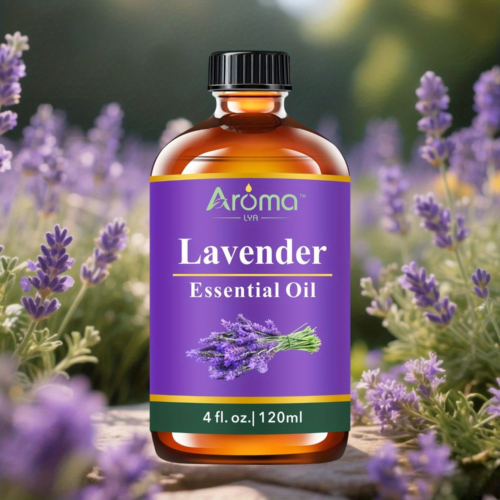 Lavender Essential Oil 4oz ¨C Pure Aromatherapy Oil for Diffuser, Candle, Humidifier & Massage | Also in Eucalyptus, Frankincense, Peppermint, Lemon & More