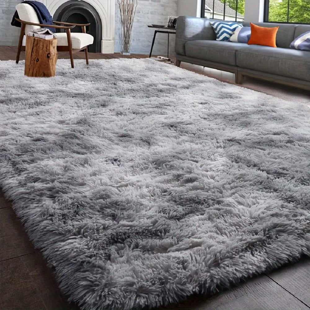 Non-Slip Area Rug Fluffy Soft Carpet - Modern Home Decor Floor Mat for Living Room, Bedroom, Kitchen & Bathroom | Easy Clean Cute Plush Rug in Multiple Colors & Sizes | Indoor Anti-Slip Floor Decoration