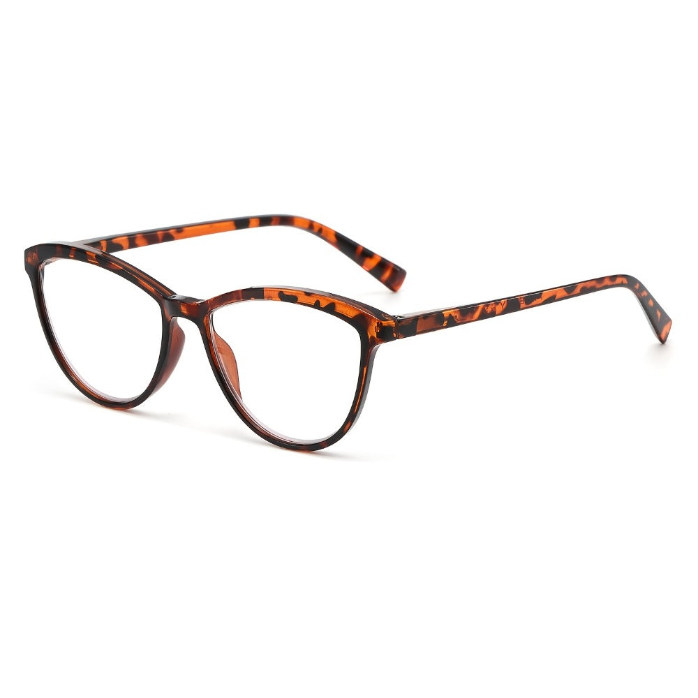 Reading Glasses for Women 6 Pack Cat Eye Anti Blue Light ¨C Flower Wrapped Design, Spring Hinges, Lightweight Anti-Glare Frames in Various Colors for Computer Reading, Parties, Travel and Gifts