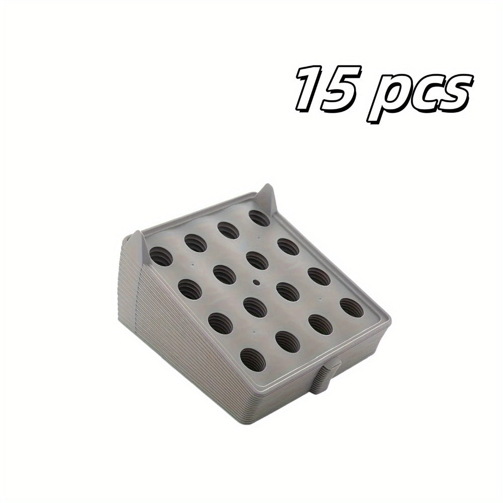 Foldable Stackable Clothes Folding Board Organizer for Shirts Pants Dresses ¨C Heavy-Duty Plastic, Space-Saving, Easy-Clean (15 or 30 pcs)