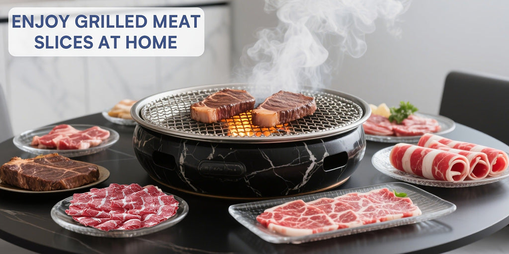 Electric Meat Slicer 0-15mm Adjustable Thickness ¨C Home & Commercial Deli Food Cutter for Meat, Vegetables, Fruits, Bread & Lamb, Stainless Steel Blade, Easy to Clean Kitchen Slicing Machine