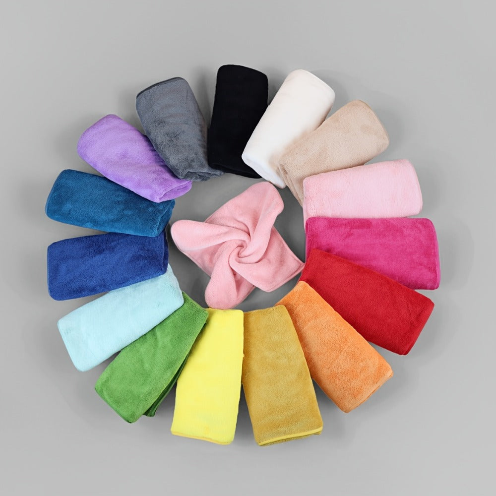 Coral Velvet Bath Towel Set 18pcs ¨C 4 Bath Towels 4 Hand Towels 10 Washcloths Hotel Quality Soft Absorbent