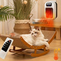 Wall Mounted Mini Electric Space Heater ¨C Fast Heating, 3 Modes, Adjustable Temperature, Overheat & Tilt Protection, Display Screen, Portable Plug-In Heater for Home, Office, Bathroom & Pet Area