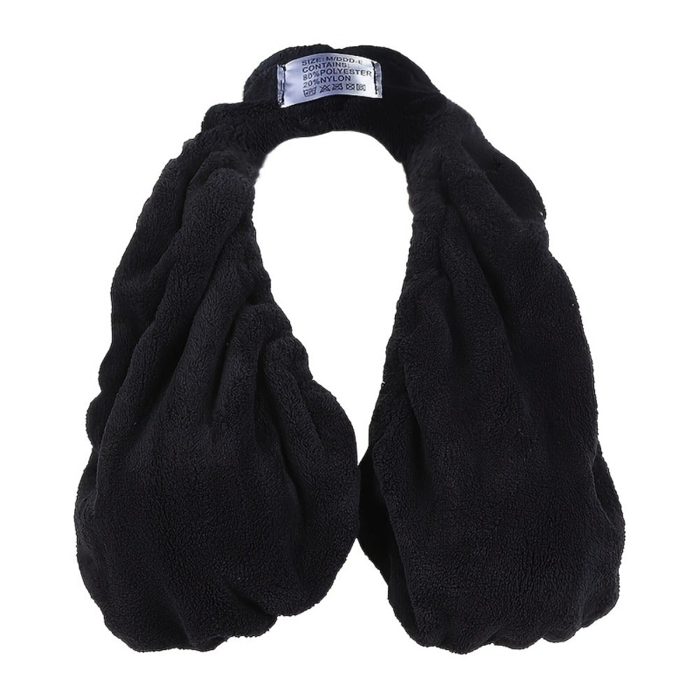 Strapless Towel Bra Wrap ¨C Breathable Knit Beach & Sports Chest Cover for Women, Soft Double-Sided Plush, Absorbent Daily Wear