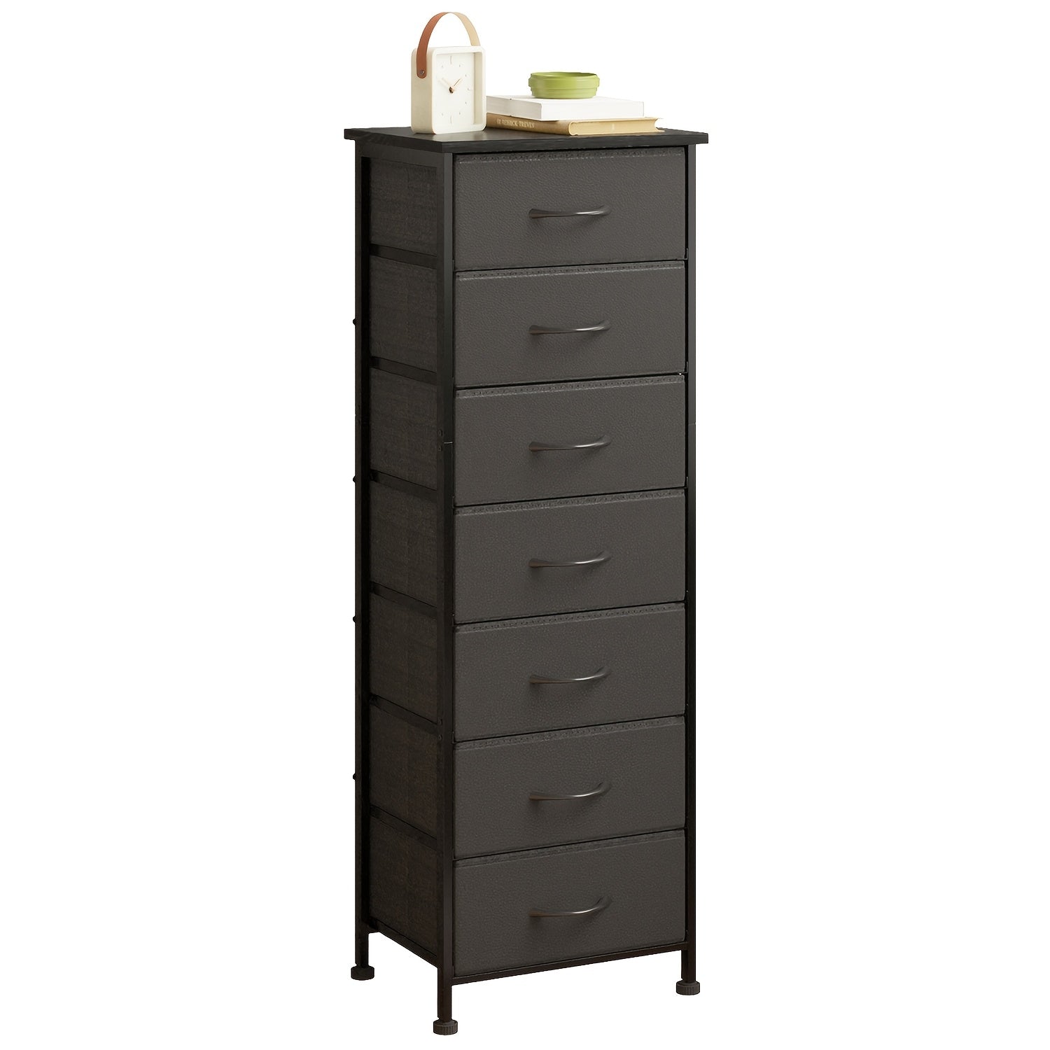 Tall Dresser with Fabric Drawers Storage Organizer 41-47 Inch 6 Drawer Chest for Bedroom Closet Entryway Clothing Storage 6 Colors