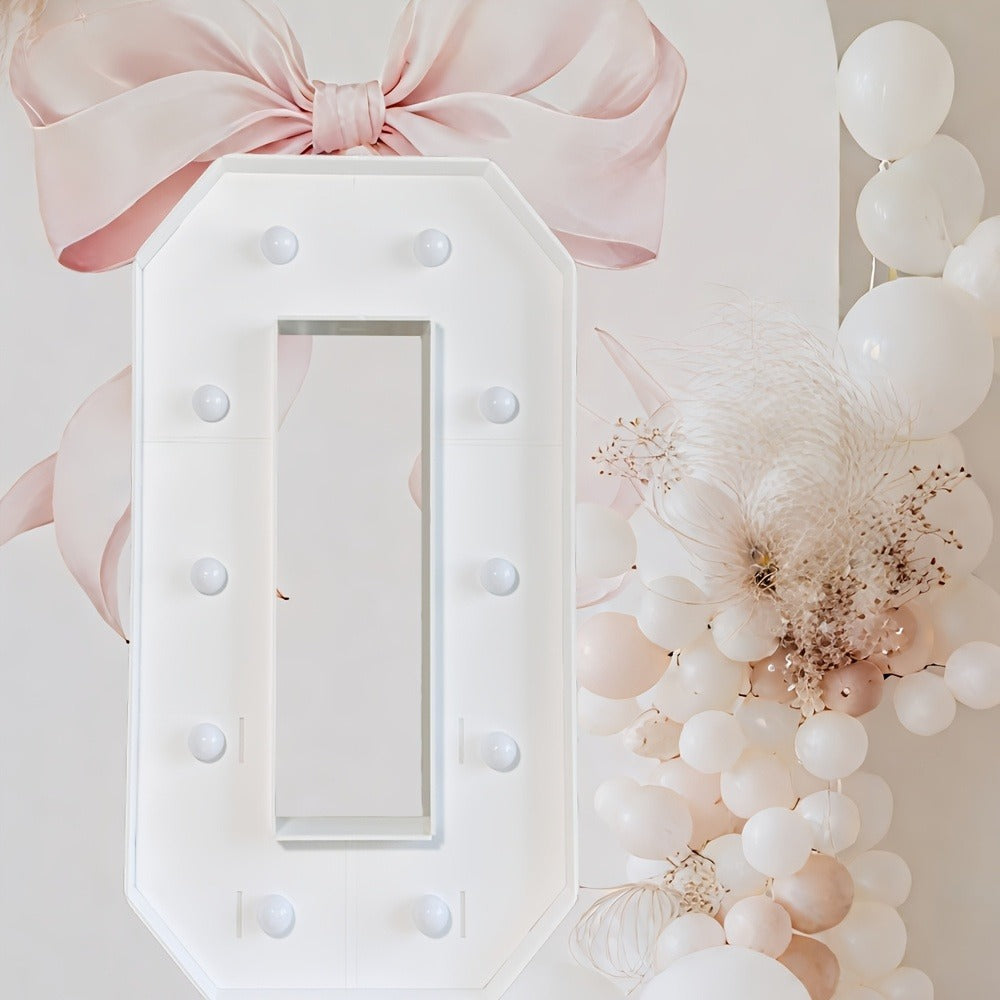 Marquee Letter Lights Warm White LED - 3FT Light Up Letters A-Z for Birthday, Anniversary, Wedding & Party Decor, Battery Powered KT Board Lighted Alphabet Signs for Wall & Indoor Display