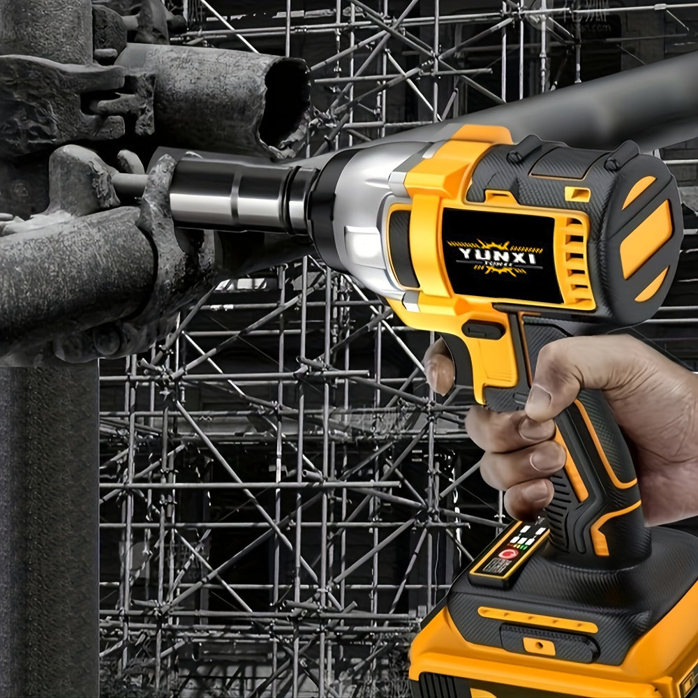 21V Cordless Drill Brushless Impact Wrench Multifunctional ¨C Lithium Battery, Quick Charger, Variable Speed, Tighten Screws & Bolts, Compact Power Tool for Home, Car Repair & DIY ¨C Multiple Battery & Bundle Configurations