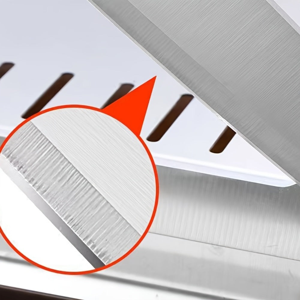 Stainless Steel Manual Meat Slicer Frozen Beef Cutter ¨C 408 Steel Blade Rectangle Slicer for Beef Rolls Vegetables & Bone | Easy to Clean Household Meat Cutting Tool Kitchen Gadget