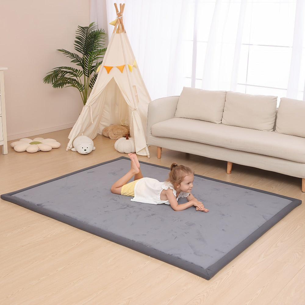 Memory Foam Area Rug Tatami Mat Non-Slip Coral Velvet Floor Mat for Living Room Bedroom Kids Playroom Yoga ¡ª Multiple Sizes & Colors