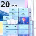 Facial Tissue 20 Packs ¨C Dry & Wet Use, Sensitive Skin Safe, Absorbent Soft Tissues for Home Kitchen Bathroom Travel