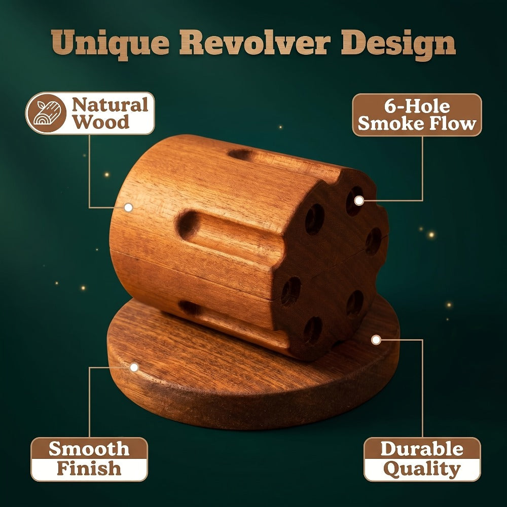 Whiskey Smoker Kit with 4 Wood Chip Flavors & Filters ¨C Cocktail Smoker Set, Whiskey Gifts for Men, Dad, Birthday, Father's Day, Christmas (No Butane)
