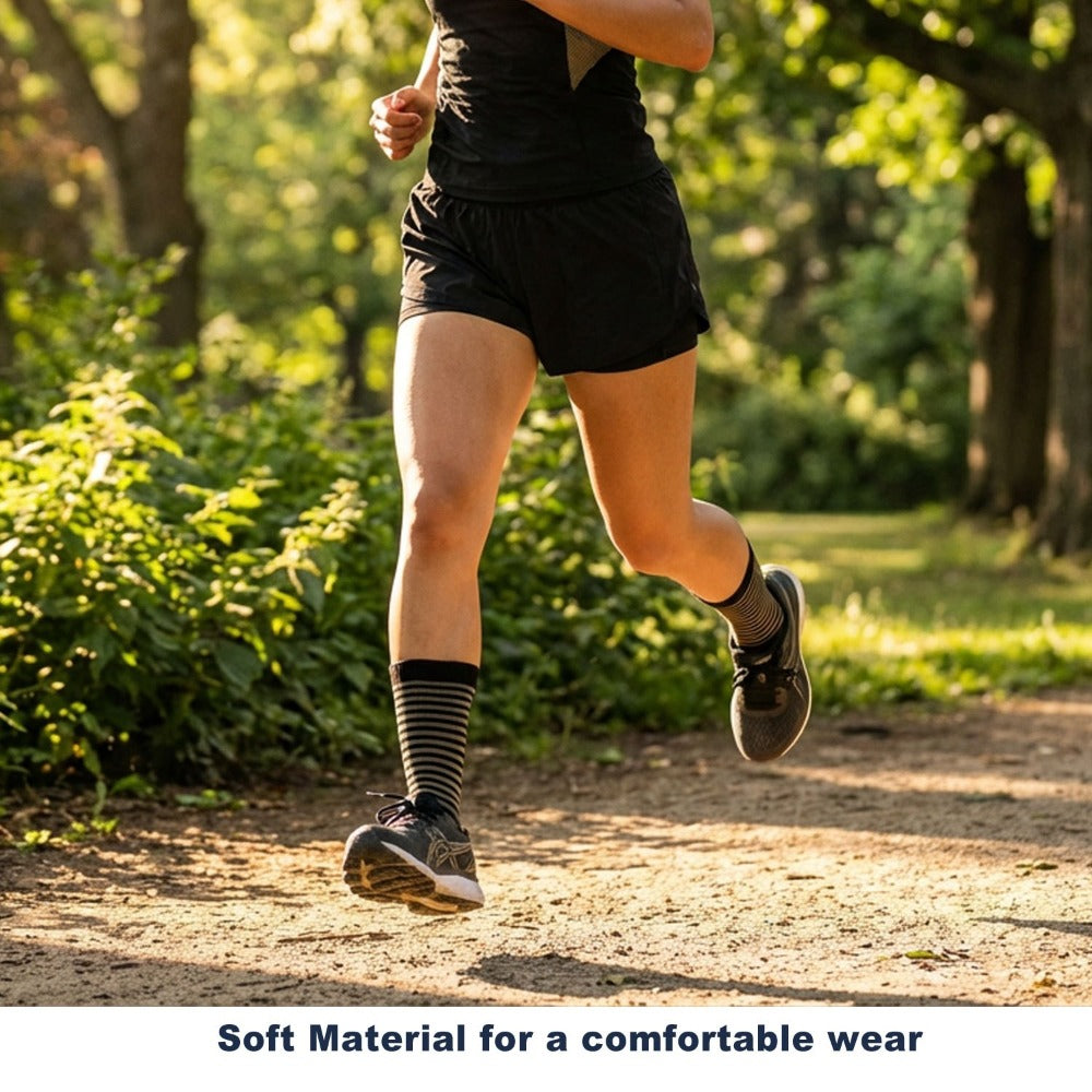 4-Pack Diabetic Socks Men Women Thermal Bamboo Non-Binding Circulation Moisture-Wicking Comfort Socks L XL