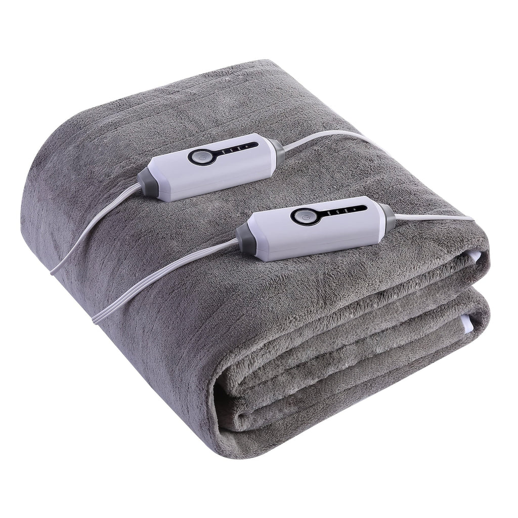 Heated Mattress Pad Queen King Twin Full ¨C Soft Coral Fleece Electric Bed Warmer Under Blanket with 4 Heating Levels, 10-Hour Auto Shut Off, Fast Heating ¨C Cozy Winter Bedding Warmer for Deep Sleep