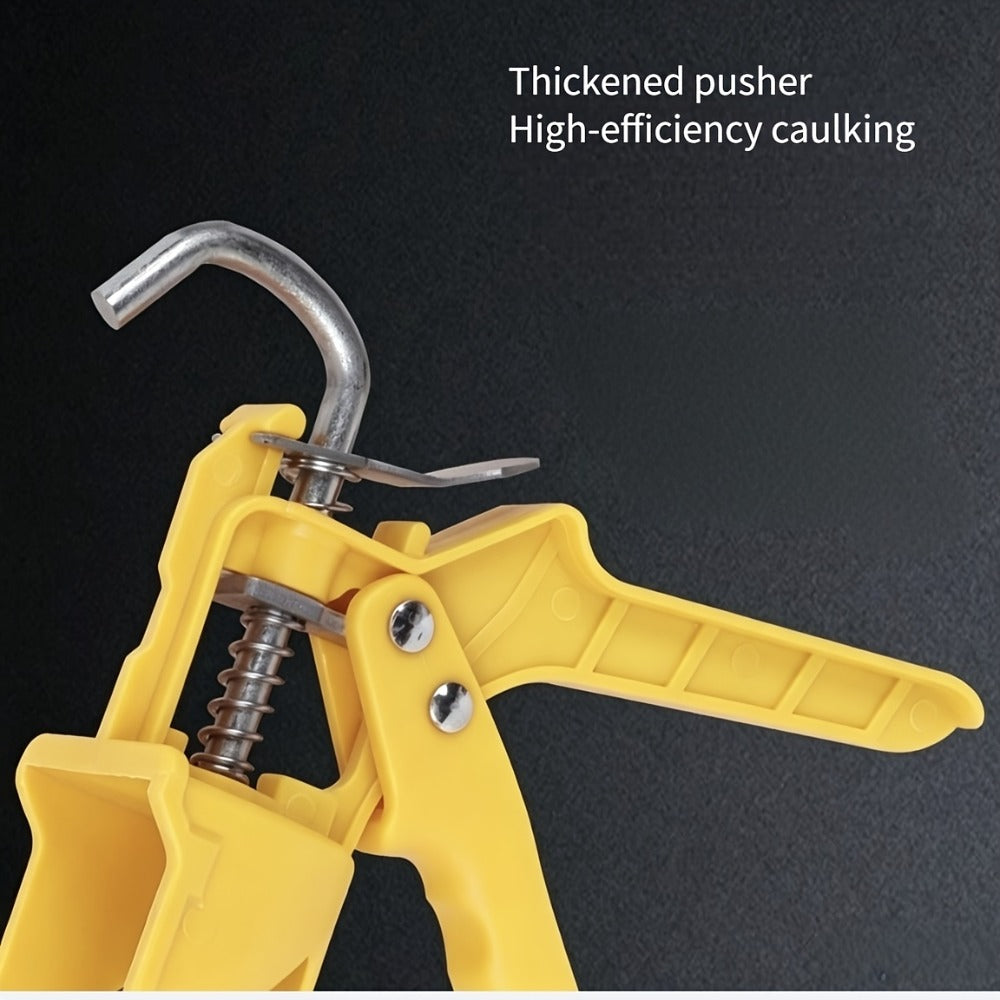 Caulking Gun Manual Drip-Free ¨C Lightweight Multi-Function Sealing Gun for Bathroom, Balcony, Doors & Windows, Home Decoration & Construction Projects, Easy-Squeeze Caulk Applicator