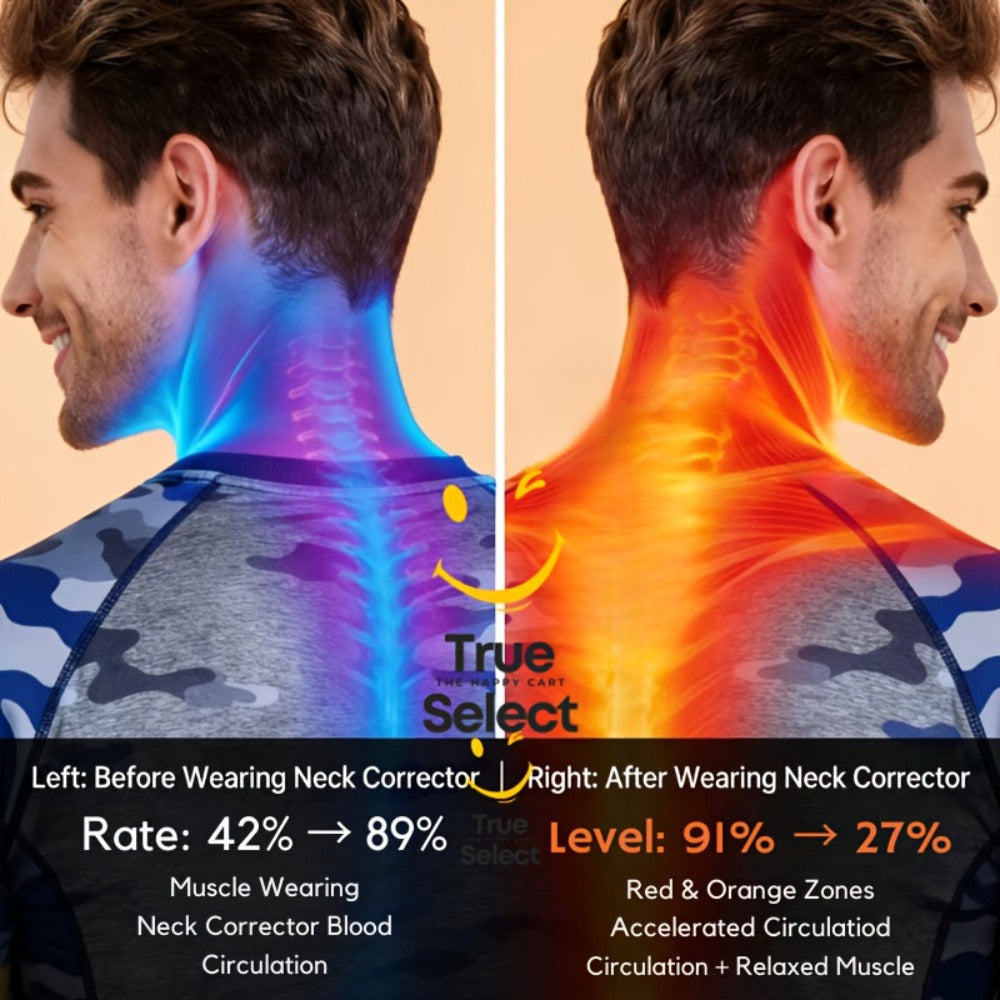 Posture Corrector Smart Vibration Reminder 1pc or 2pcs - Auto-Sensing 25¡ã Slouch Alert USB Rechargeable Neck Back Support Trainer for Desk Office Gaming, Breathable ABS Silicone, Gift Ready