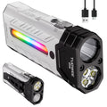 High Lumen Flashlight 5000 Lumen Ultra Bright | High-Capacity Battery Long Runtime USB Rechargeable | Lock Function Camping Night Fishing Outdoor Work Gift for Men