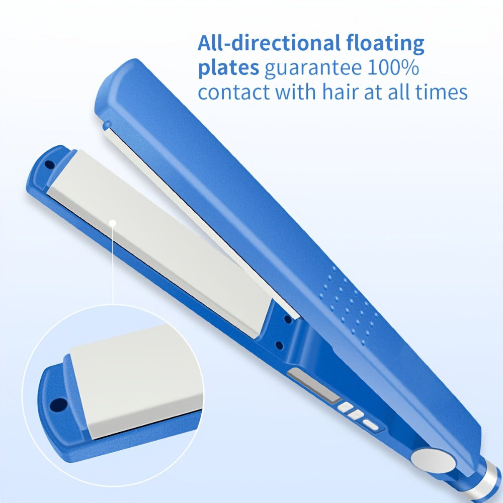 3-in-1 Hair Styling Set Flat Iron Curling Iron & Styling Comb, Anti-Scald Hair Straightener & Curler for Big Waves Straight Hair Curls, Professional Hair Tools Gift for Women, Mother's Day Birthday