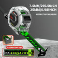 Steel Tape Measure Heavy Duty Fluorescent Anti-Drop Durable Measuring Tape 5M 7M 10M with Wide Blade for Home Construction Woodworking DIY