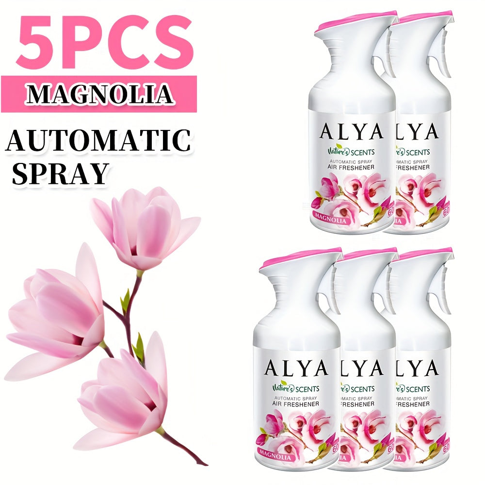 Aromatherapy Air Freshener Spray 6 Scents | Lavender Vanilla Ocean Magnolia | Multi-Purpose Room Spray for Car Home Office Bathroom Fabric Closet Odor Eliminator