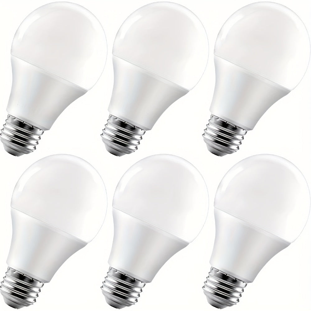 Dusk to Dawn Light Bulb A19 9W 800 Lumens 60W Equivalent with Auto On Off Photocell Sensor ¨C E26 Base Soft White 2700K & Daylight 5000K 80+ CRI Indoor Outdoor Porch Security Lighting, 6 Pack