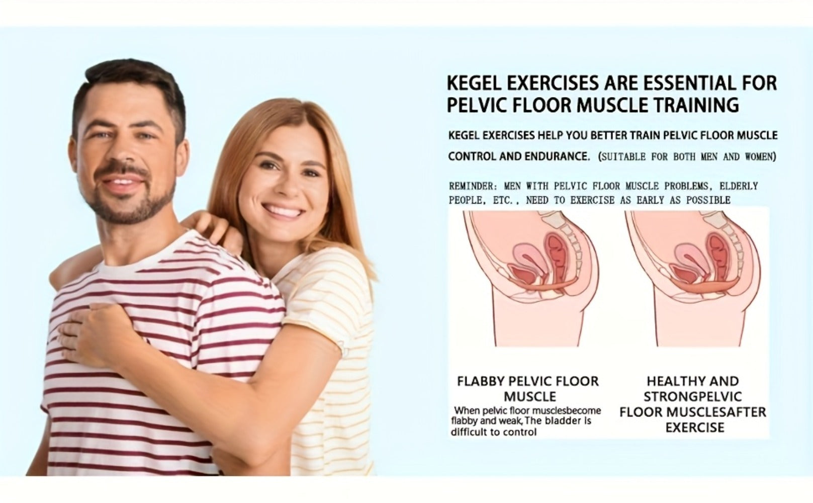 Kegel Trainer Pelvic Floor Muscle Exerciser, Electric EMS Cushion Massager for Women & Men, Pelvic Floor Rehabilitation Device, Home Fitness Equipment for Bladder Control & Core Strengthening