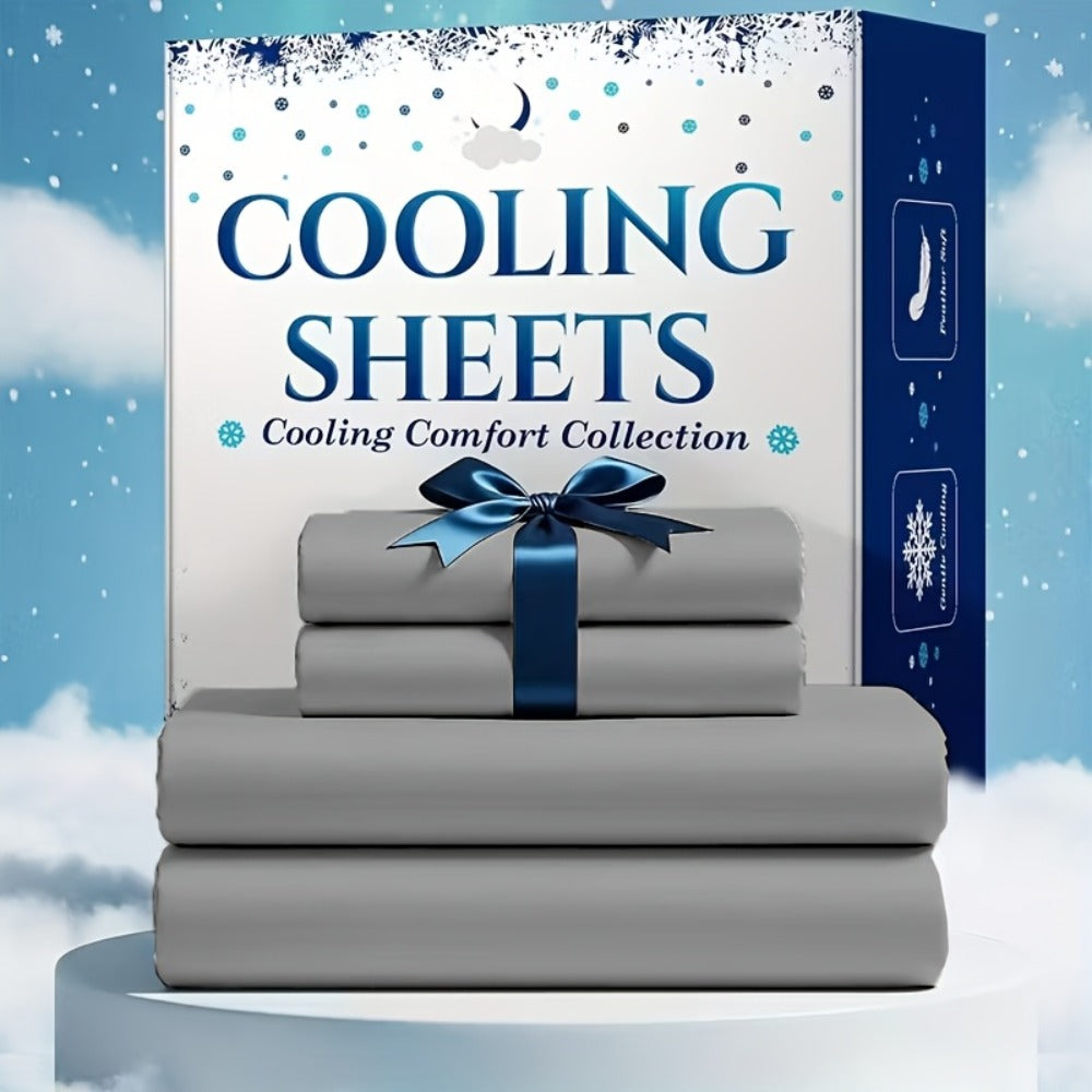 Bed Sheet Set Soft Breathable Cooling Microfiber Fitted & Flat Sheets with Deep Pockets ¨C Wrinkle Free Hotel Luxury Bedding in Multiple Colors & Sizes