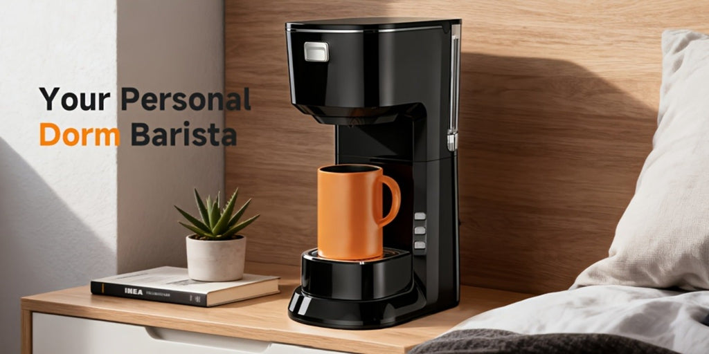 Coffee Maker One-Button Compact Specialty Coffee Machine ¨C Fast Home Brewing, Space-Saving Countertop Design, Barista-Style Results, Available in Black & White