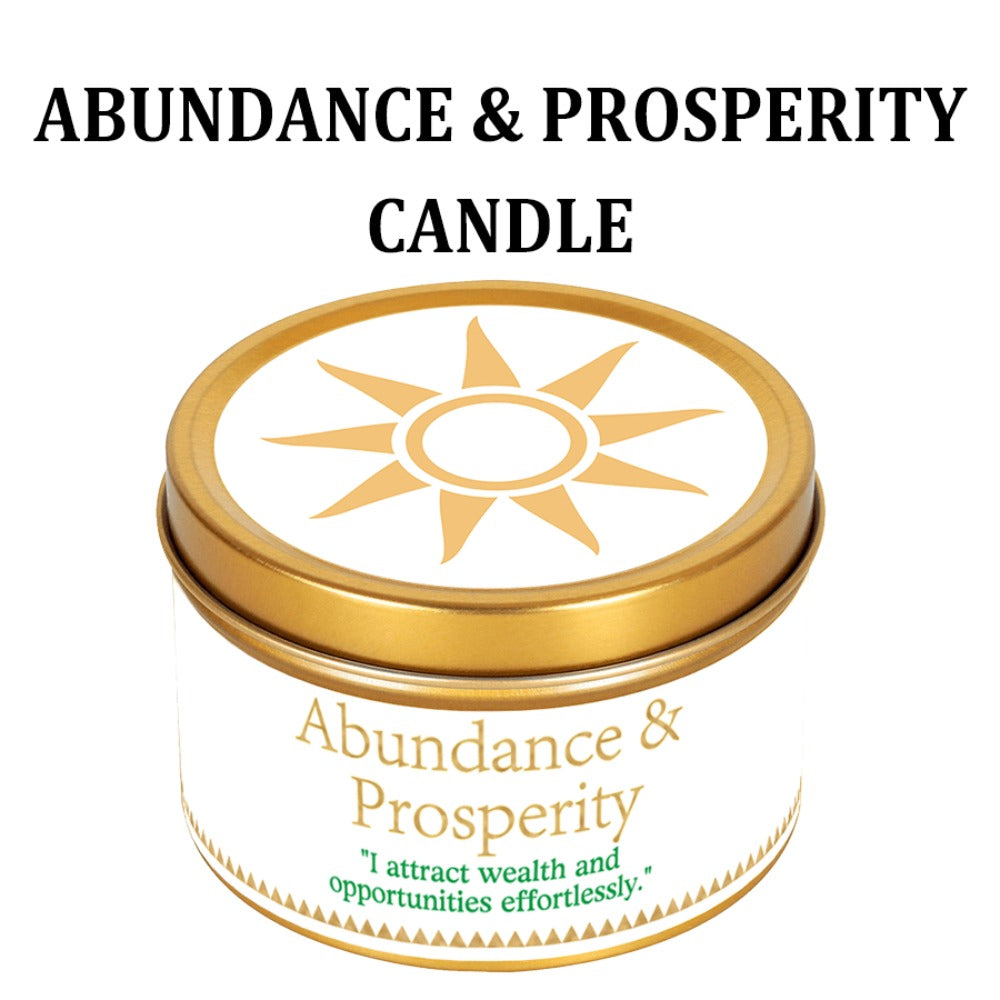 Manifestation Candles Scented Soy Wax with Golden Crystal ¨C Law of Attraction Abundance Candle for Meditation, Yoga & Focus | Spiritual Gift for Women with Guidance Card | Christmas, Birthday, New Year