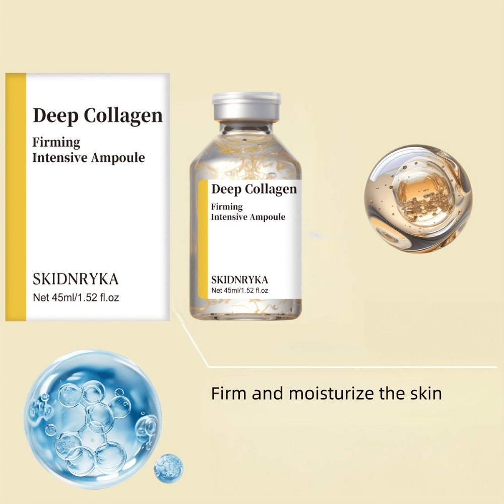 Collagen Serum with Niacinamide & Hyaluronic Acid, Deep Hydration Firming Plumping Skin Tightening Face Serum for All Skin Types, Brightening Even Skin Tone Anti-Aging Essence ¨C 2pcs x 1.52oz