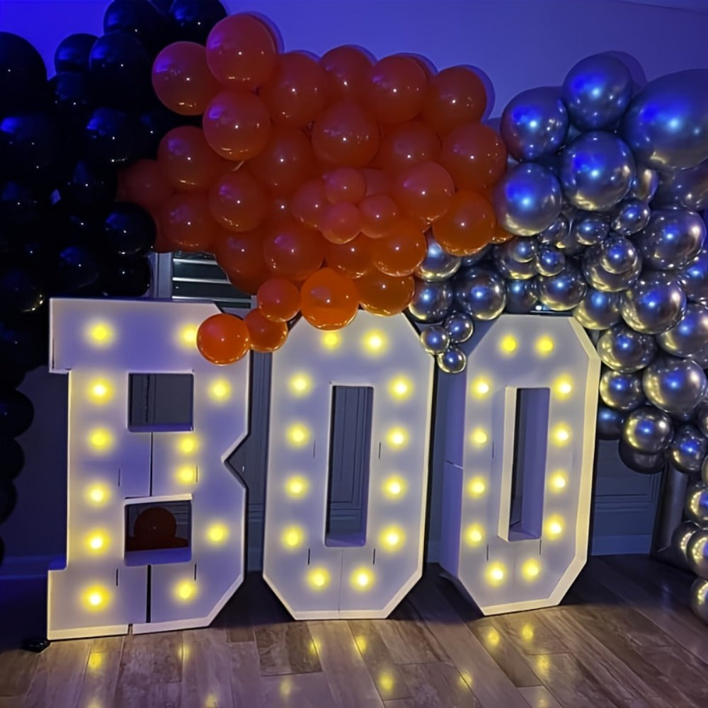 Marquee Letter Lights Warm White LED - 3FT Light Up Letters A-Z for Birthday, Anniversary, Wedding & Party Decor, Battery Powered KT Board Lighted Alphabet Signs for Wall & Indoor Display