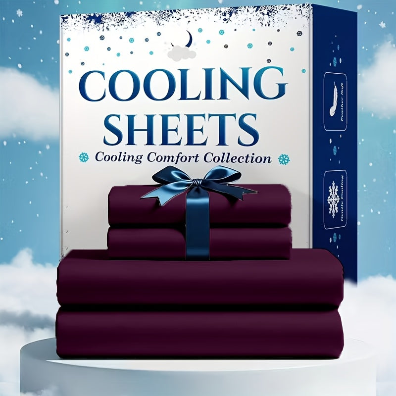 Bed Sheet Set Soft Breathable Cooling Microfiber Fitted & Flat Sheets with Deep Pockets ¨C Wrinkle Free Hotel Luxury Bedding in Multiple Colors & Sizes