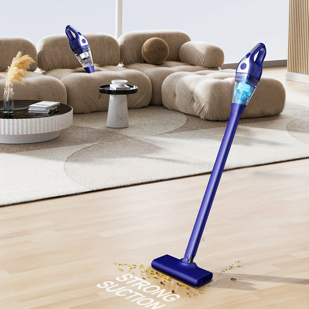 High Power Cordless Vacuum Cleaner for Carpet, Pet Hair & Hard Floors - Wireless Lightweight Household Vacuum with Strong Suction for Home, Car, RV & Kitchen, Ultra-Light Deep Cleaning, Multiple Colors