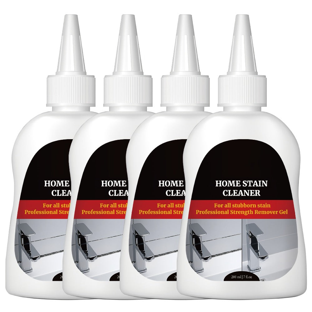 Black Stain Cleaner Gel 7 fl oz (200ml), Heavy Duty Cleaning Gel for Washing Machine, Refrigerator, Grout, Sink, Shower, Bathtub, Oven & Dishwasher ¨C Powerful Formula, Safe for Delicate Surfaces, No Harsh Fumes