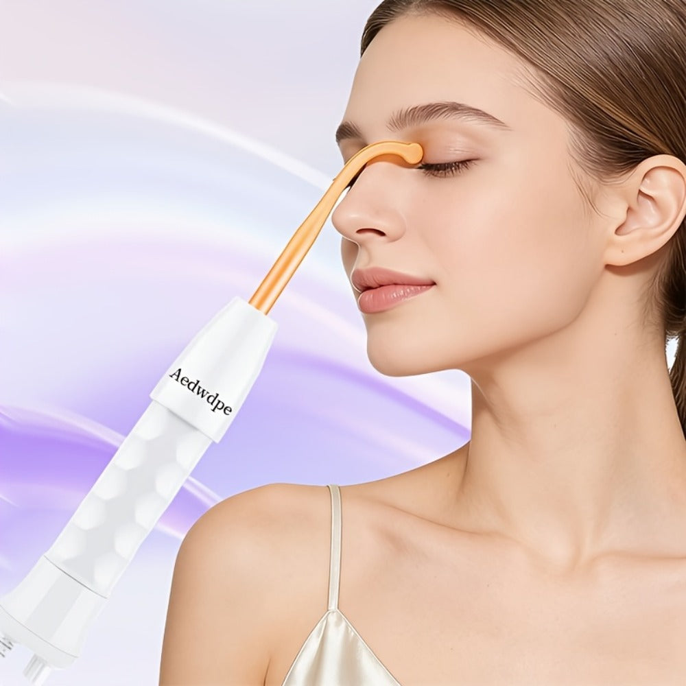 High Frequency Facial Massager 4-in-1 Professional Skincare Tool, Compact Plug-In High Frequency Wand for Face Acne Wrinkles Hair Growth, Elegant White Gift for Women Girlfriends Mothers