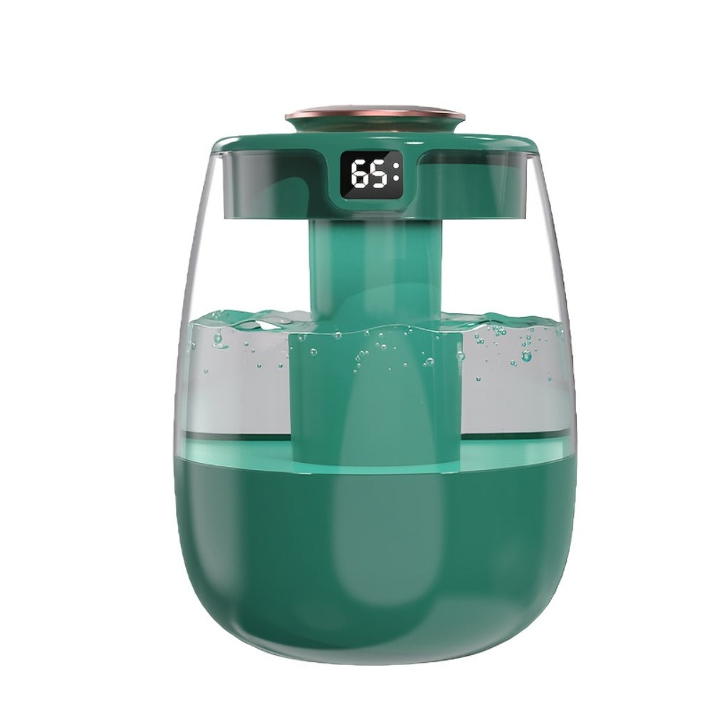 Ultrasonic Humidifier for Bedroom Desktop 1300ml Large Capacity Dual Spray Quiet Operation 10H Runtime USB Powered Anti Dry-Burn Night Light Cool Mist Humidifier for Home Office Baby Room