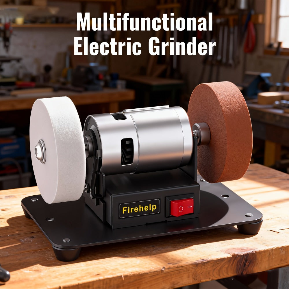 Mini Belt Sander - 7-Speed Adjustable Electric Belt Grinder with Pure Copper Motor for Grinding, Sharpening & Polishing Wood & Metal