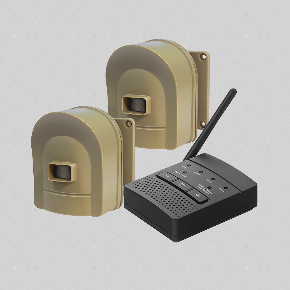 Driveway Alarm Wireless Sensor System 1/2 Mile Range ¨C Motion Sensor Detector for Home, Mailbox & Perimeter Security, Battery Operated, 38 Ringtones