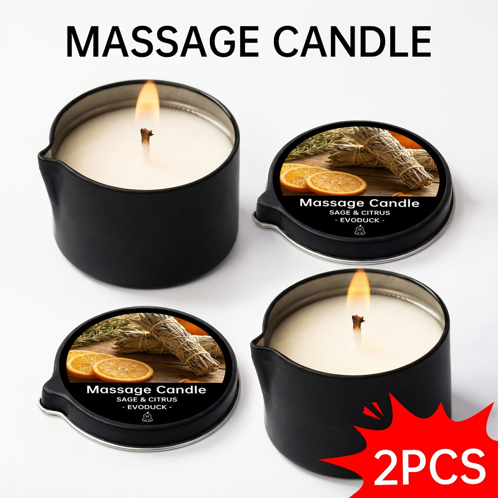 Luxury Soy Wax Candle 2-in-1 Massage Body Oil Essential Oil 20+ Scents 1pc 2pcs 6pcs Warm Moisturizing Lotion Spa Nail Salon Wedding Valentine Christmas Gift