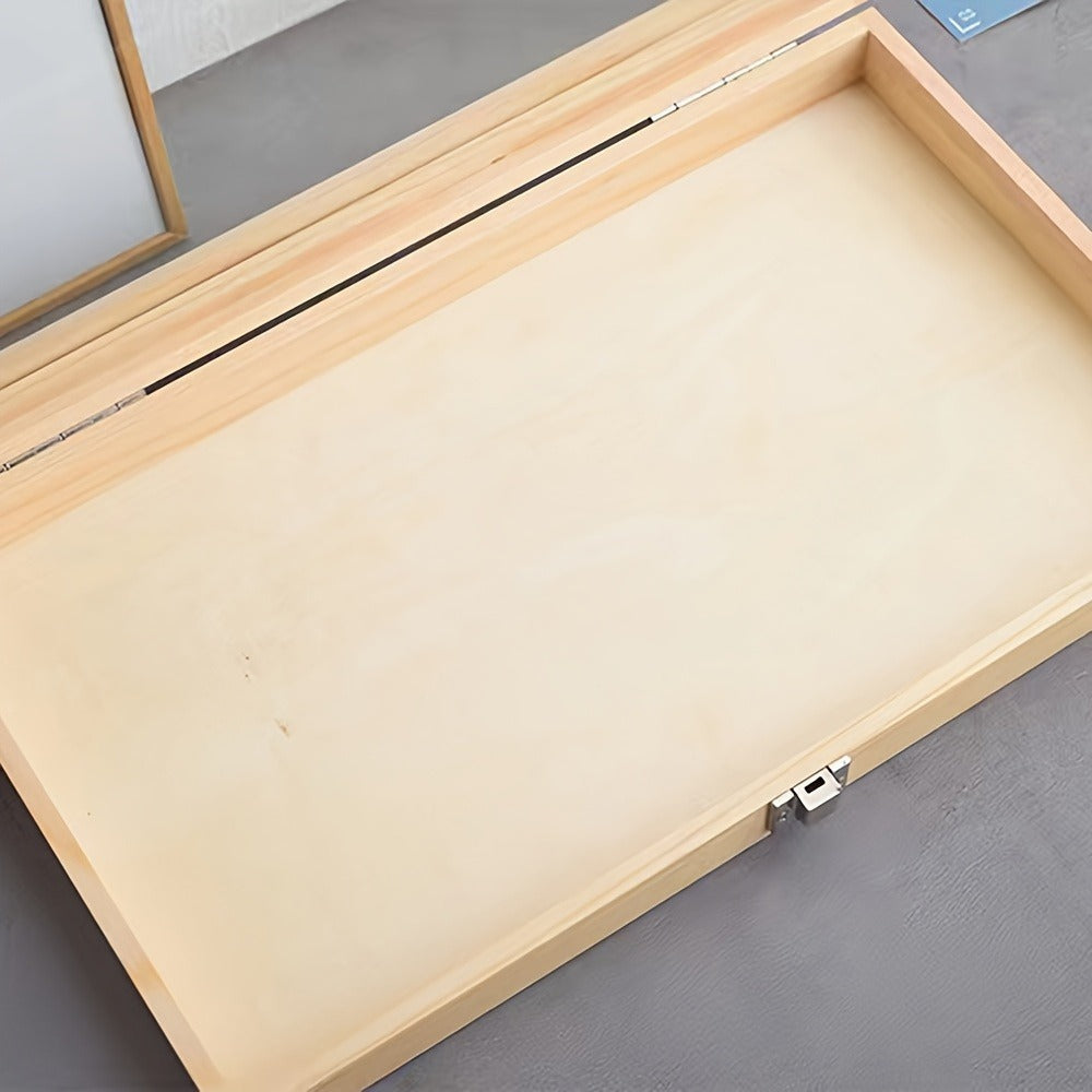 Lockable Wooden Display Storage Box with Acrylic Window ¨C Jewelry & Collectibles Organizer Drawer Box, Elegant Wood Finish, Clear Viewing Panel, Gift Box
