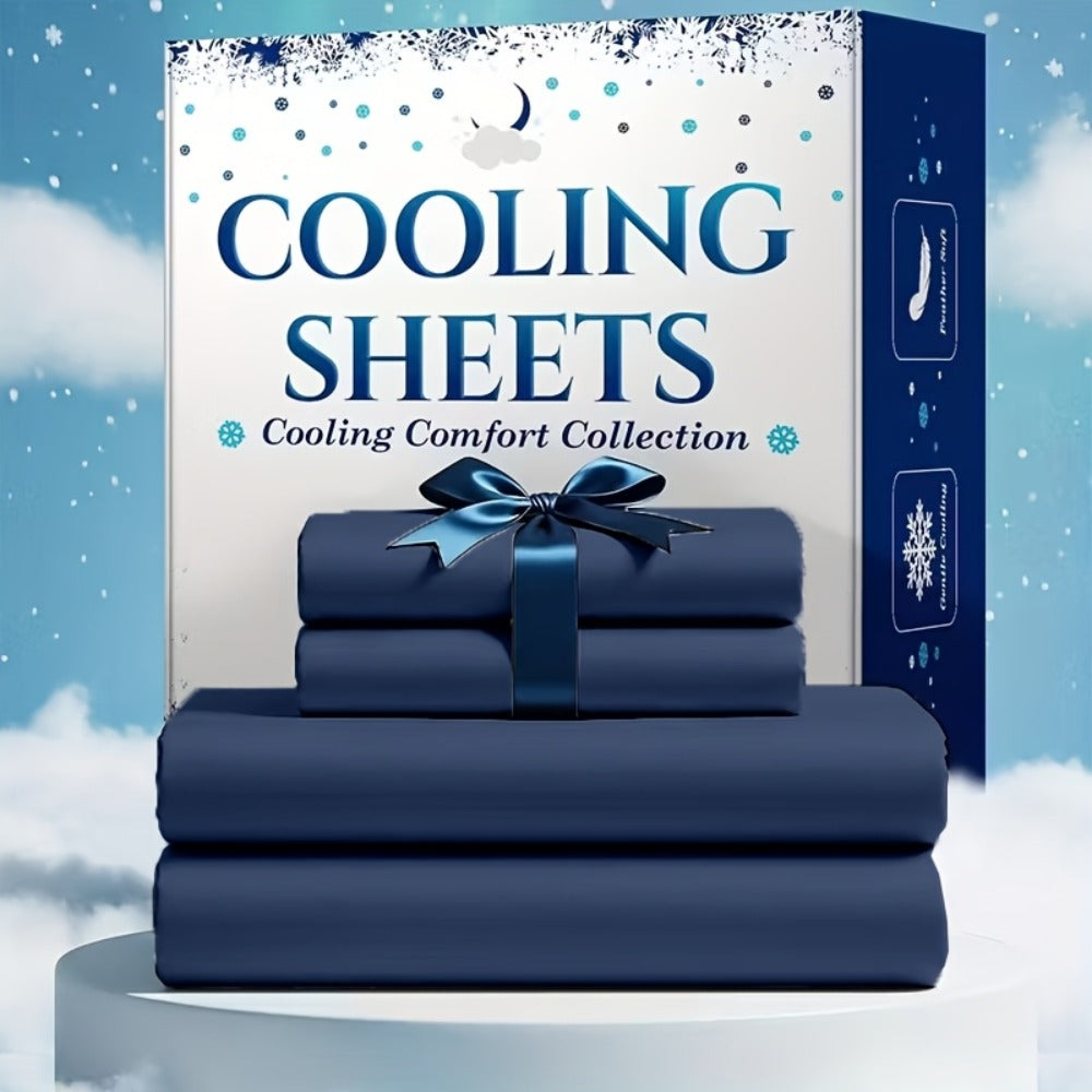 Bed Sheet Set Soft Breathable Cooling Microfiber Fitted & Flat Sheets with Deep Pockets ¨C Wrinkle Free Hotel Luxury Bedding in Multiple Colors & Sizes