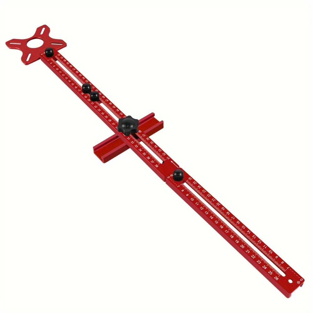 Circle Cutting Jig 3-in-1 Woodworking Router Fixture Expandable 3.54 to 24 Inch Diameter Adjustable Slotting Positioning Tool for Precision Circular Hole Milling DIY Professional